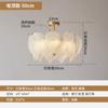 Estilo Creme Moderno Simples Espectro Completo Lustre Sala de Estar Francesa Lâmpada de Luxo Leve Design Quarto Teto Lâmpada Nova
