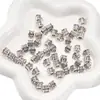 Aleación de Plata Antigua Camiseta de Hilo Grueso Pequeño Hombre Accesorios para la Cintura DIY Hecho a Mano Casero Pulsera Pulsera Collar Material para Joyería