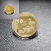 Rosa 0,1 bilhão Medalha Comemorativa Lírio 100 bilhões Moeda Comemorativa 0,1 bilhão Alvo Pequeno 1 Medalha Comemorativa Presente