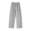 Pantalones Deportivos Nuevos de Otoño 2026 Estilo Americano con Estampado de Estrellas para Mujer, Diseño Único, Adelgazantes, Pantalones Rectos Versátiles