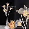 Novo salão de casamento acrílico transparente lírio mangueira flor variedade estrada chumbo janela decoração decoração de casamento adereços
