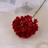 Flores Artificiales 72 Piezas Ramo Individual de Hortensia Flores Artificiales Decoración para Hogar Sala de Estar Flor de Seda Diseño de Escena de Boda Materiales de Flores