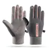 Guantes Calientes de Invierno para Hombres y Mujeres, A prueba de Viento, Impermeables, Antideslizantes, Forrados de Felpa, Resistentes al Frío, Compatibles con Pantalla Táctil, Recomendación Popular