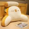 Esterilla de Seda de Hielo de Verano Almohada Grande Sofá Mesita de Noche Bolsa Suave Respaldo Silla de Oficina Cojín de Protección para el Cuello Tatami Cojín de Respaldo