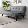 Sofá Perezoso Plegable Simple Habitación de Alquiler Sala de Estar Apartamento Apartamento Pequeño Oficina Asiento Doble Sofá Cama Dos en Uno