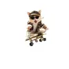 Pendente de Gato de Skate Acrílico Plano Frio Novo Transfronteiriço