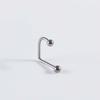Anillo de Labio de Aleación de Titanio F136 Barra D Perla Uña de Labio Bola de Arcilla Blanda Perforación Corporal Hebilla de Oreja Aretes Joyería de Titanio Astm