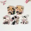 Gato Mary Lindo Dibujo Animado Grande Pequeños Accesorios Parche Acrílico Joyería DIY Pasador Accesorios para Funda de Teléfono Móvil Joyería