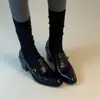Mocasines slip-on de estilo británico 2026, nuevos, modernos y elegantes para mujer, tacones altos cómodos para ir al trabajo