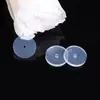 Disco Voador Pequeno Anti-Hipertrófico Osso da Orelha Unha Fixa Gaxeta Macia Clipe de Orelha de Silicone Patch Unha de Lábio Anti-Retração Espaçador de Pérola