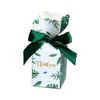 Caja de Dulces de Boda Europea Nueva Caja de Dulces de Boda Jarrón Caja Cuadrada Embalaje Bosque Caja de Papel de Regalo Recién Casados