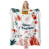 Manta de Franela Temática Navideña Transfronteriza Manta para Siesta Fabricante 231 Modelos en Stock Soporte para Personalización Según Dibujos