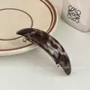 Presilha de Cabelo Curva de Acetato Sintético com Mola para Mulheres, Presilha Horizontal de Alta Qualidade para a Parte de Trás da Cabeça, Nova Presilha Grande para Penteados Presos