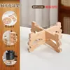 Soporte de Flores de Madera Maciza de Lujo Ligero, Soporte para Acuario de Bambú Nano, Adorno de Piso para Sala de Estar, Base para Cubo de Agua, Estante para Macetas