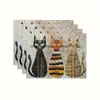 Mantel de Amazon con Estampado, Decoración de Mesa para Fiesta Navideña Transfronteriza, Mantel Antimanchas con Aislamiento Térmico, Mantel Resistente a Altas Temperaturas