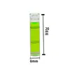 Nivelador Mini Pequeño de Plástico de Alta Precisión Soporte Nivel de Burbuja Arco Verde Nivel de Burbuja Cilíndrico Accesorios