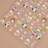Redanco5D En relieve Popular Pegatinas para Uñas Christmas Muñeco de Nieve Copo de Nieve Pingüino Pegatinas Estéreo para Uñas Dr1378
