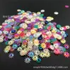 Ventas directas de fábrica lentejuelas de girasol de 8 mm accesorios para ropa de baile lentejuelas cosidas a mano para manualidades decoración de bodas piezas colgantes y así sucesivamente