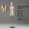 Mannequins de Tecido para Corpo Inteiro Props Rack para Vitrine de Loja de Roupas Femininas Mão de Atividade Falsa Corpo Humano Rack de Mannequim para Roupas Femininas