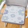 Cojín de seda helada de dibujos animados para uso doméstico, transpirable, apto para todas las estaciones, resistente a la suciedad, antideslizante, cómodo para sentarse durante mucho tiempo, cojín para silla de oficina