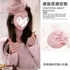 Pinza para el pelo con sombrero de malla rosa retro y perlas, tocado de cumpleaños, Accesorios de Vestido para Novia y Celebridad de la República de China, Accesorios para el Cabello