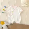 Ropa de Verano Fina de Manga Corta para Bebé, Ropa Envolvente para Gorditos, Ropa de Conejo de Verano para Niña