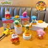 Serie Auténtica de Pokémon con Varios Estilos de Juego, Base Portaplumas, Borrador Desmontable, Adornos de Juguete de Moda, Caja Sorpresa