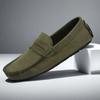 Sapatos Beanie Europeus e Americanos, Sapatos Masculinos de Couro Camurça Aliexpress, Sapatos Casuais para Dirigir, Sapatos Preguiçosos Amazon, Sapatos Masculinos