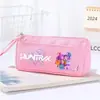 Estojo Dupla Camada Grande Capacidade Periférico de Kpop Hunting Girl Group para Meninas, Estojo Infantil Milarumi