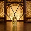 Joia de liga estilo étnico chinês, pingente de Guanyin para homens e mulheres, ornamento para pendurar, acessório, decoração, atacado