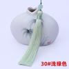 Nuevo Ventilador Tuan de 12 cm Anti-arrugas Suave con Borla Intricadamente Bordado Ventilador de Palacio Espiga Colgante Pasador para el Cabello Hanfu Marcador de Libros Borla Espiga