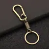 Accesorios de llavero de aleación retro desgastados mosquetón hebilla de metal de resistencia colgante de joyería de coche creativo hebilla de calabaza
