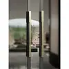 Nova Maçaneta de Porta Estilo Chinês, Maçaneta Clássica de Porta de Madeira para Quartos Privados, Adequada para Portas de Vidro Deslizantes com Moldura e Várias Maçanetas de Porta