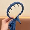 Super Imortal Primavera e Verão Hair Tie Hairband All-match Ribbon Hairband Women's Hair Tie Internet Popular Estilo Francês Outing Bow Headwear Hairpin