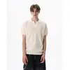 2026 Nueva Camiseta de Punto Estilo Old Money Europeo y Americano con Cuello Polo de Seda Helada Camiseta Unisex Camisa de Verano Top Cq-K1