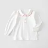 Ropa Interior Esencial para Uniforme Escolar Infantil: Polos para Niños y Niñas, Camisas Base con Cuello, Tops de Manga Larga para Niños Mayores