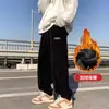 Pantalones Casuales de Pana Nuevos de Invierno para Hombre, Atractivos, Combinan con Todo, Pantalones de Chándal, Estilo Oversize, Forro de Felpa, Pantalones Engrosados