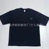 Camiseta de algodón pesado estilo callejero, corte holgado, manga corta, con estampado de letras en el pecho, venta al por mayor directa desde la Fábrica de Ropa de Zhongshan