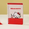 Joytop Hello Kitty Serie Vitalidad - Cuaderno de Espiral de Tapa Lateral