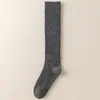 Calcetines de lana para pantorrilla de mujer, cálidos y engrosados con forro polar, calcetines largos de tubo alto, calcetines largos de invierno de doble punto, hasta la rodilla, antideslizantes