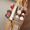 Cesta colgante de noche para dormitorio Cesta de almacenamiento para snacks y artículos varios de litera de estudiante Caja de almacenamiento lateral sin perforaciones para mesita de noche
