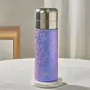Taza Termo de Titanio Puro de Aspecto Elegante por Dentro y por Fuera, Antibacteriana y Conservadora de la Frescura, Doble Capa de Vacío, Portátil, Taza de Agua Simple, Taza para Separar Agua y Té