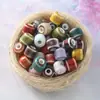 Accesorios DIY Columna Corta Pequeña Cuentas Cerámicas Pulsera Accesorios Cuentas Cubo Pulsera Collar Material Hecho a Mano Cuentas Cerámicas