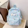 Transfronteiriça Primavera 2025 Nova Sanrio Mochila Escolar Estudante Boneca Desenho Animado Mochila de Nylon Mochila Escolar Estudante do Ensino Fundamental