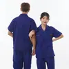 Ropa de Protección Laboral de Manga Corta de Verano, Ropa de Trabajo Delgada y Transpirable, Ropa Resistente al Desgaste para Reparación de Automóviles, Ropa de Fábrica, Ropa de Trabajo para Taller de Poliéster y Algodón al por Mayor
