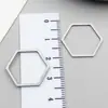 Acero Inoxidable DIY Marco para Colgante de Resina Corazón Estrella Polígono Marco para Dar Forma a Resina UV Accesorios para Joyería Collares