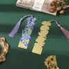 Marcadores de Metal de Pinturas Famosas del Mundo Retro Exquisitos de Alta Gama Van Gogh Monet Pintura al Óleo Clips para Libros Recompensa para Estudiantes Pequeños Regalos
