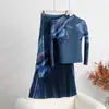 Miyake Tops plisados de alta calidad Ropa para mujer Procesamiento y modificación Camisetas personalizadas OEM Camisetas interiores Venta directa de fábrica