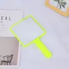 Espejo Cuadrado de Regalo de Colores Espejo de Mano Publicitario Espejo de Maquillaje Portátil para Mujer Espejo de Tocador HD Espejo Pequeño Personalizable