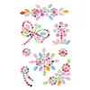 Pegatinas Coloridas Pegatinas de Pedrería Acrílica Patrón Corona Corazón Mariposa Luna Animal Pegatinas Decorativas Pegatinas de Pedrería